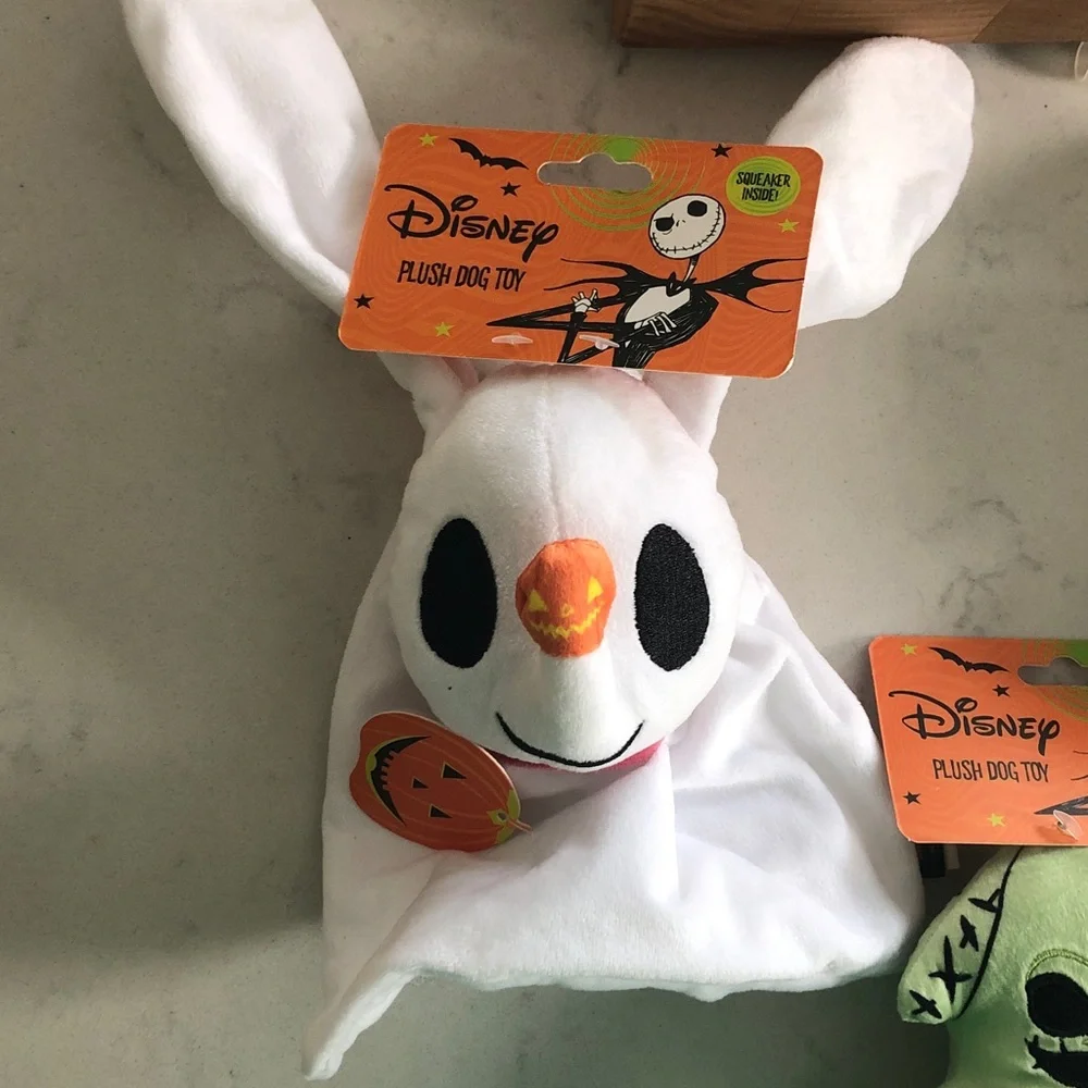 Disney Halloween Dog Toys - Jack, Zero, and Oogie Boogie